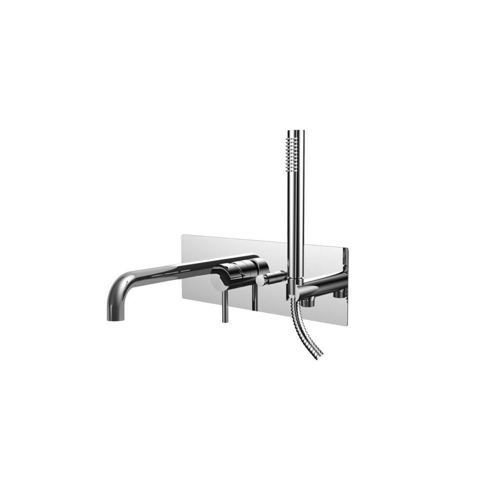 Смеситель для ванны Paffoni (Паффони) Light LIG001CR скрытого монтажа, хром