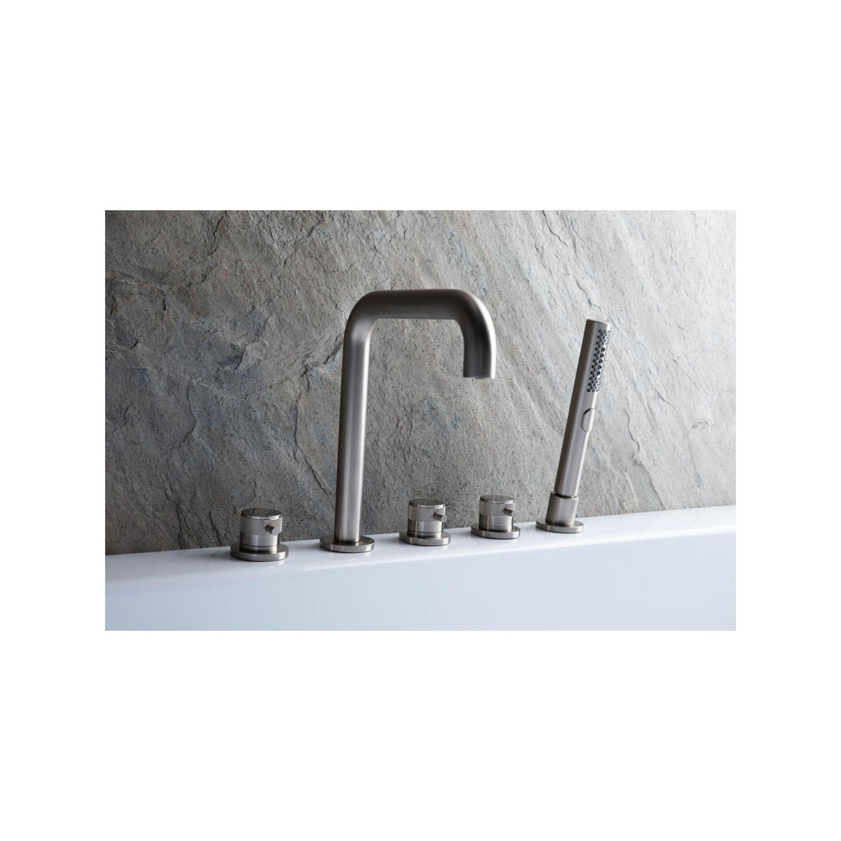 Смеситель для ванны Allen Brau (Аллен Брау) Priority 5.31007-BN, брашированный никель