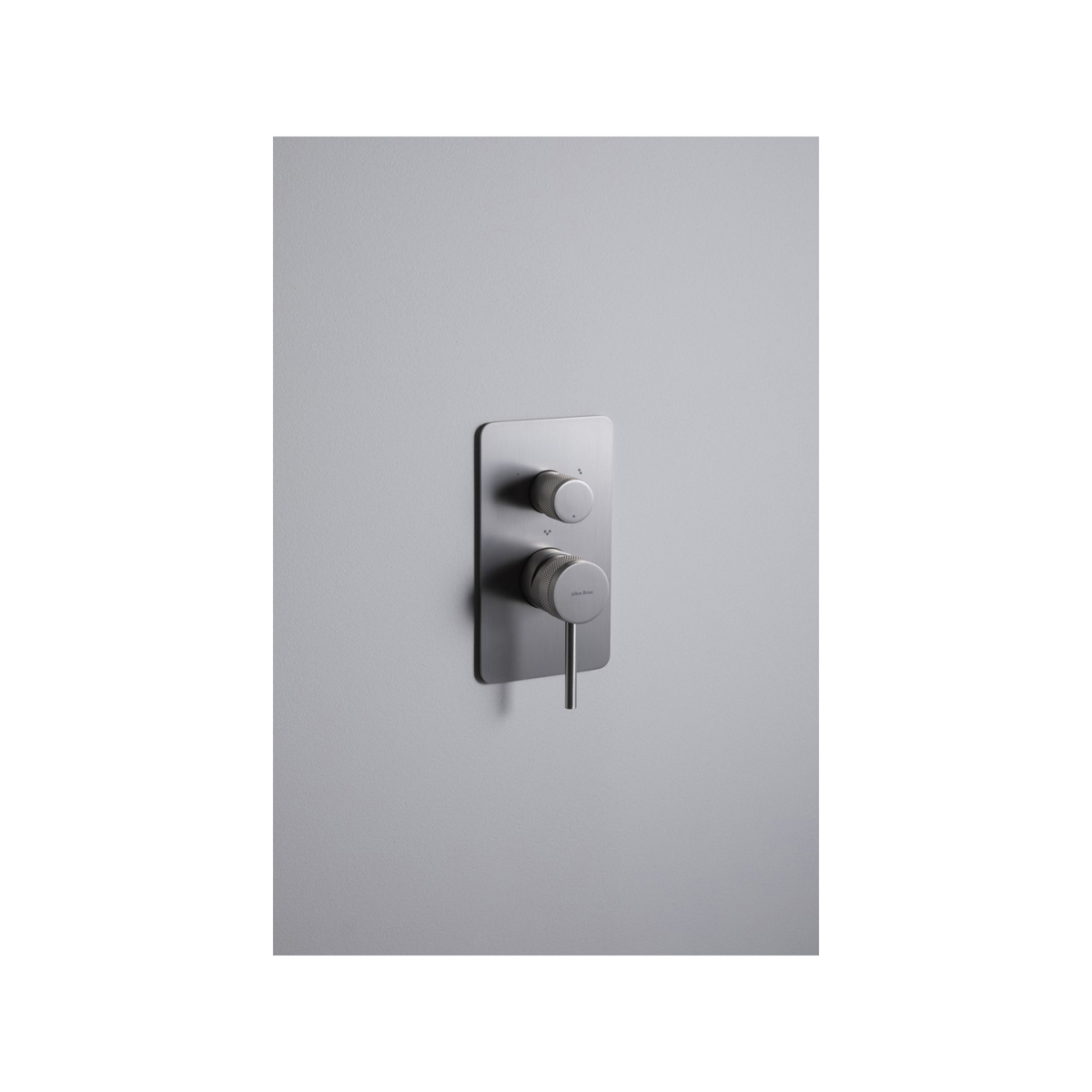 Встраиваемый смеситель для ванны и душа Allen Brau (Аллен Брау) Priority 5.31A11-BN с внутренней частью, брашированный никель