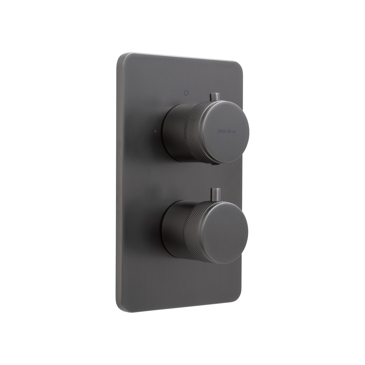 Встраиваемый смеситель для душа Allen Brau (Аллен Брау) Priority 5.31213-MG с термостатом, с внутренней частью, брашированный графит