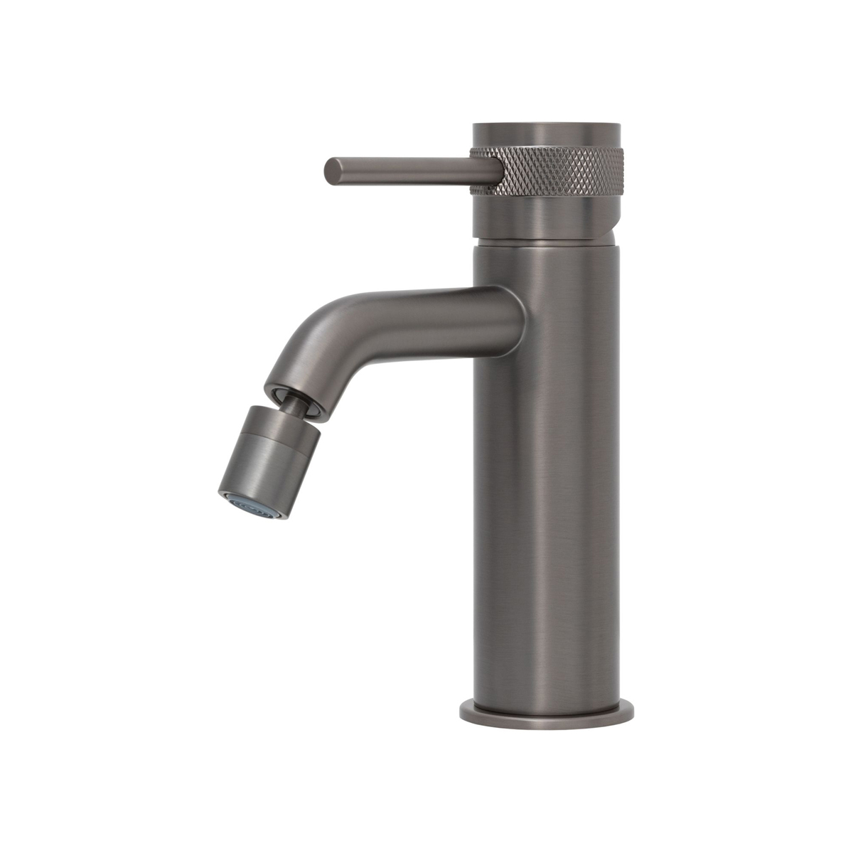 Смеситель для биде Allen Brau (Аллен Брау) Priority 5.31A04-MG с донным клапаном, брашированный графит