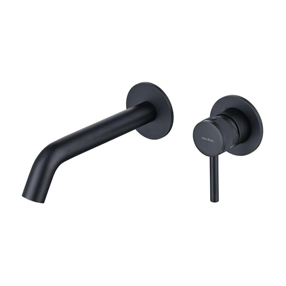 Смеситель для раковины Allen Brau (Аллен Брау) Priority 5.31030-31 с внутренней частью, черный матовый