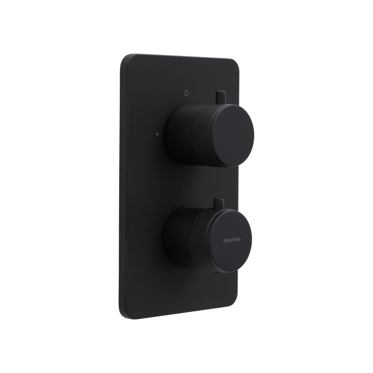 Встраиваемый смеситель для душа Allen Brau (Аллен Брау) Priority 5.31213-31 с термостатом, с внутренней частью, черный матовый