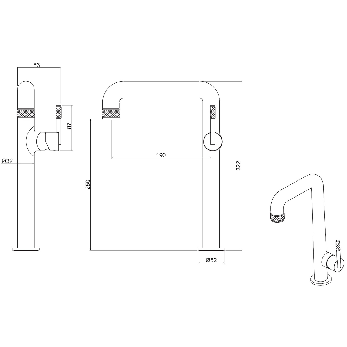 Смеситель для раковины Allen Brau (Аллен Брау) Reality 5.32002-00, хром