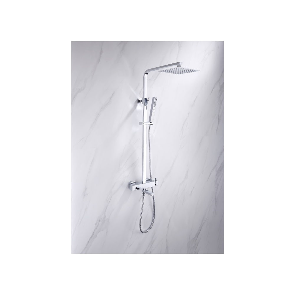 Душевая стойка Allen Brau (Аллен Брау) Infinity 5.21029-00 со смесителем, хром