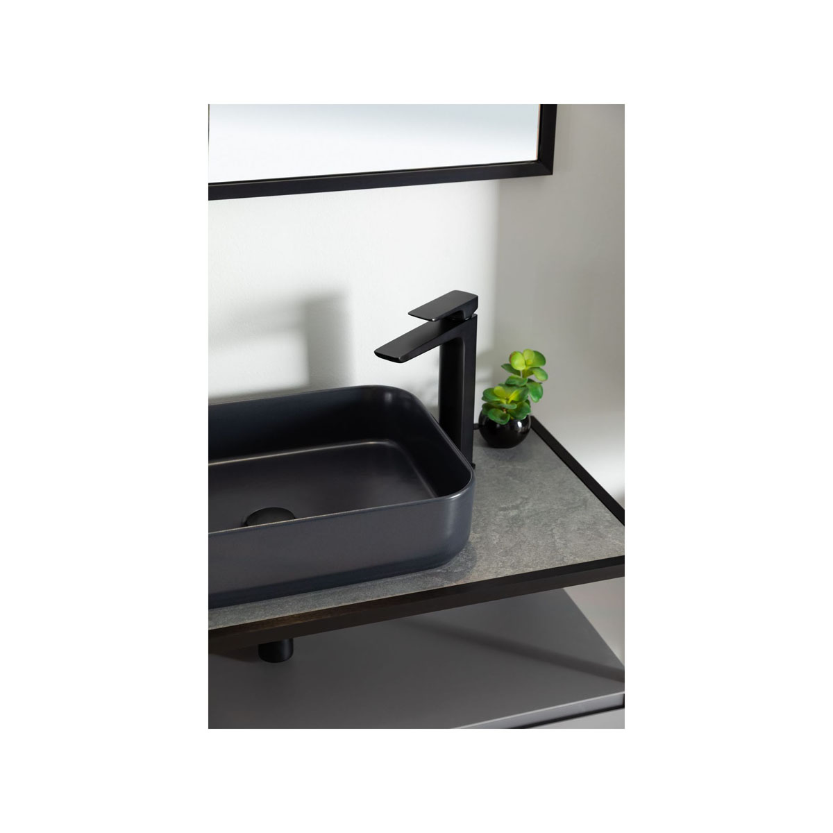 Смеситель для раковины Allen Brau (Аллен Брау) Infinity 5.21002-31, черный матовый