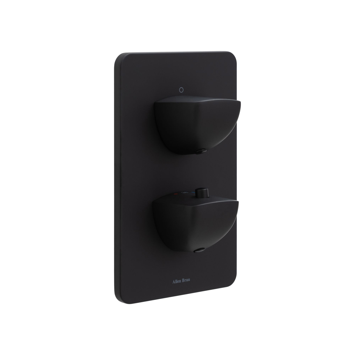 Встраиваемый смеситель для ванны и душа Allen Brau (Аллен Брау) Infinity 5.21116-31 с термостатом, с внутренней частью, черный матовый