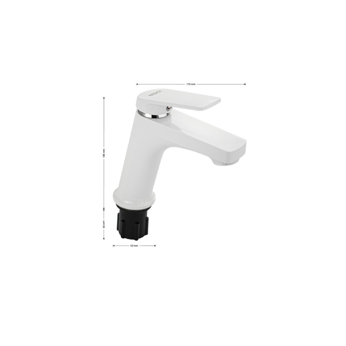 Смеситель для раковины Brimix (Бримикс) 5996 шаровый, белый