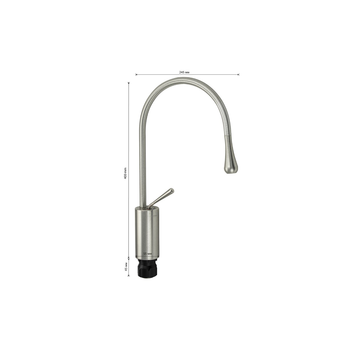 Смеситель для кухни Brimix (Бримикс) 82218, сатин