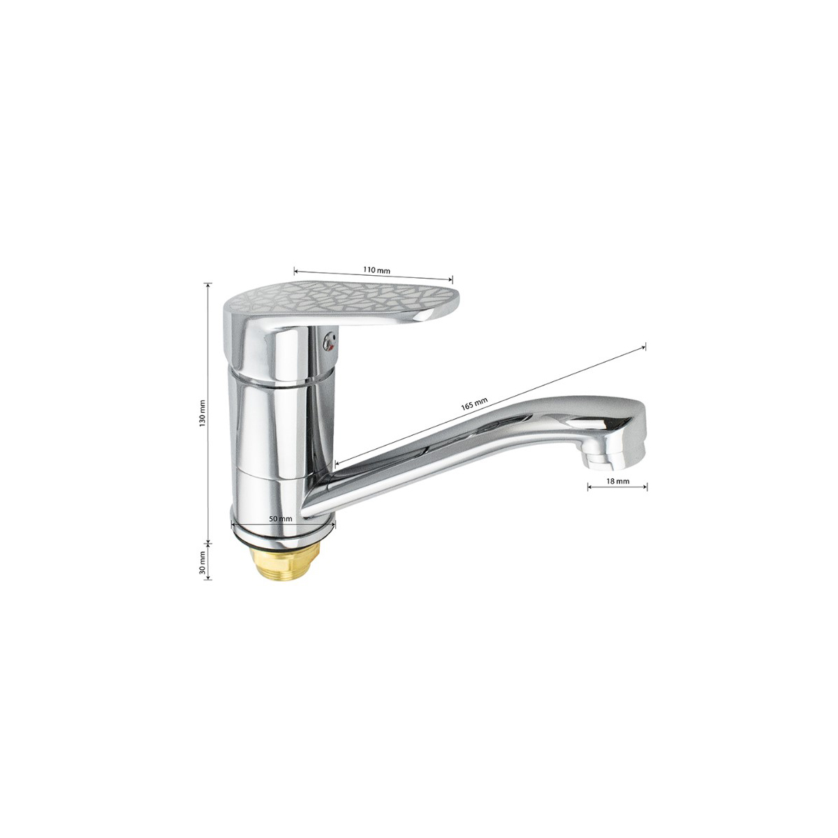 Смеситель для кухни Brimix (Бримикс) 3250s, хром