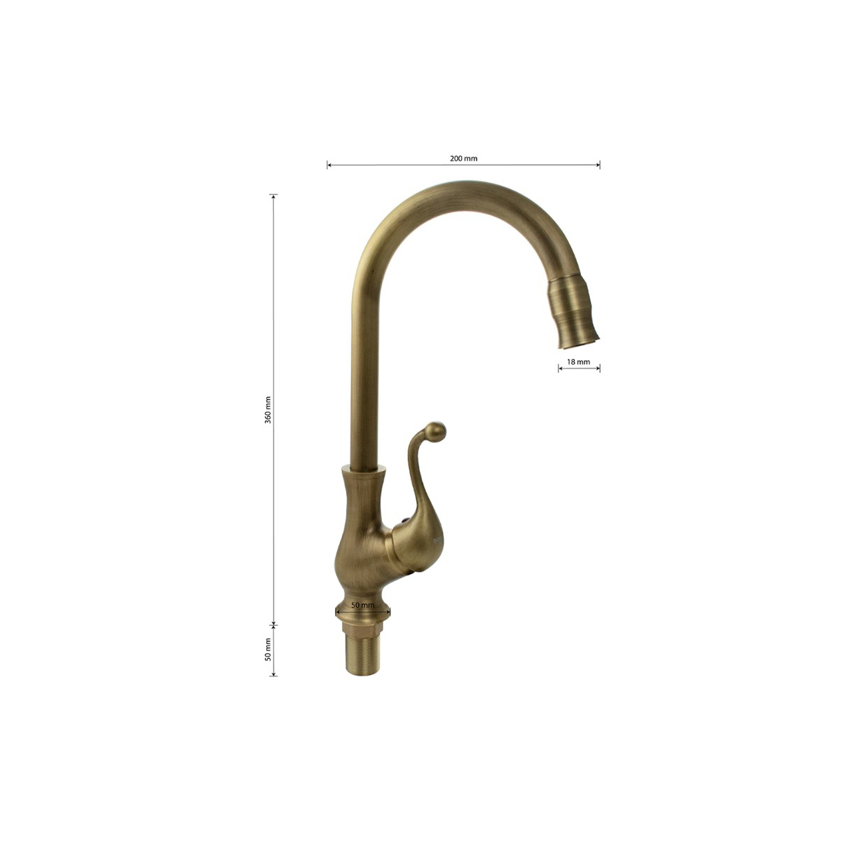 Смеситель для кухни Brimix (Бримикс) 171, бронза