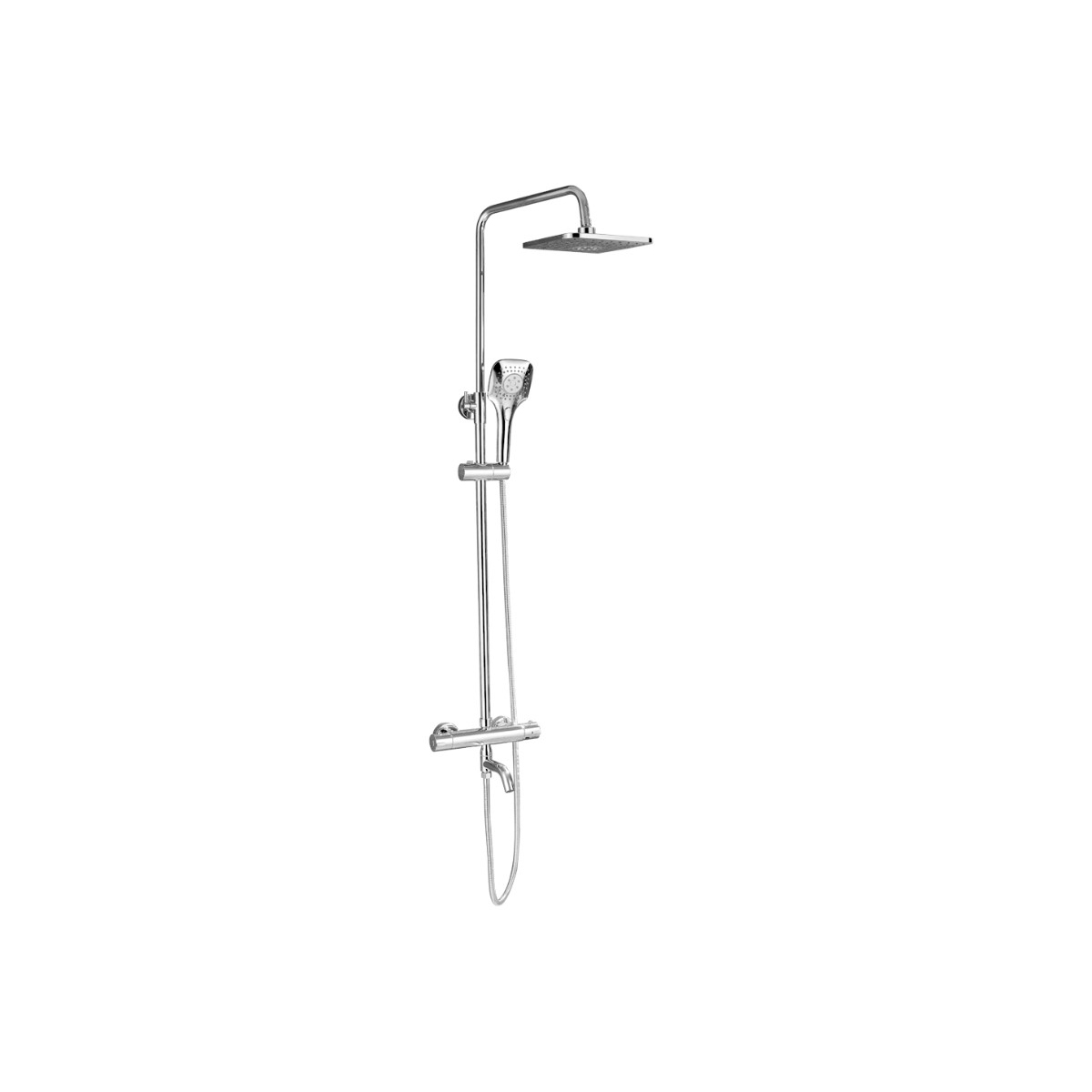 Душевая стойка Brimix (Бримикс) 3098 с термостатом, хром