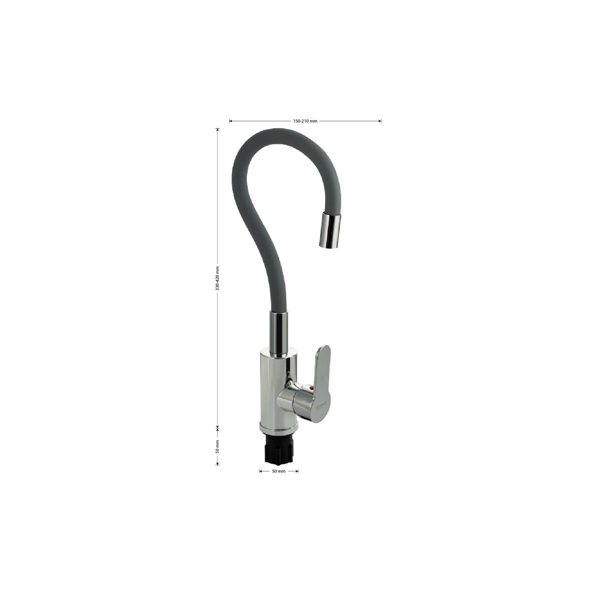 Смеситель для кухни Brimix (Бримикс) 5927 шаровый, хром