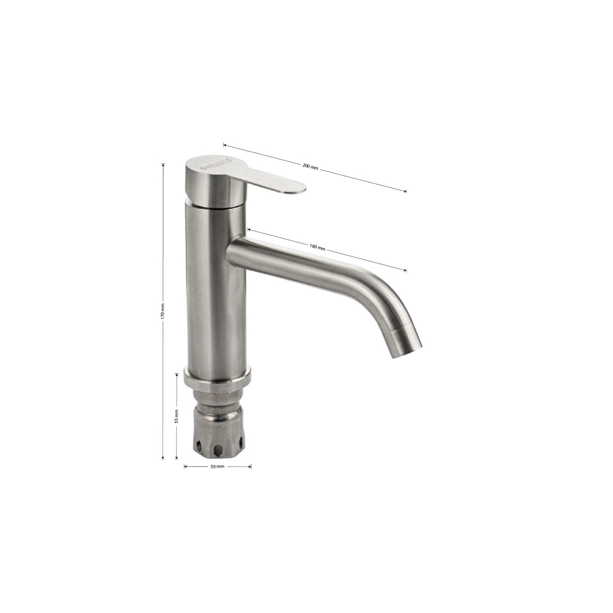 Смеситель для раковины Magnus (Магнус) 91495, сатин