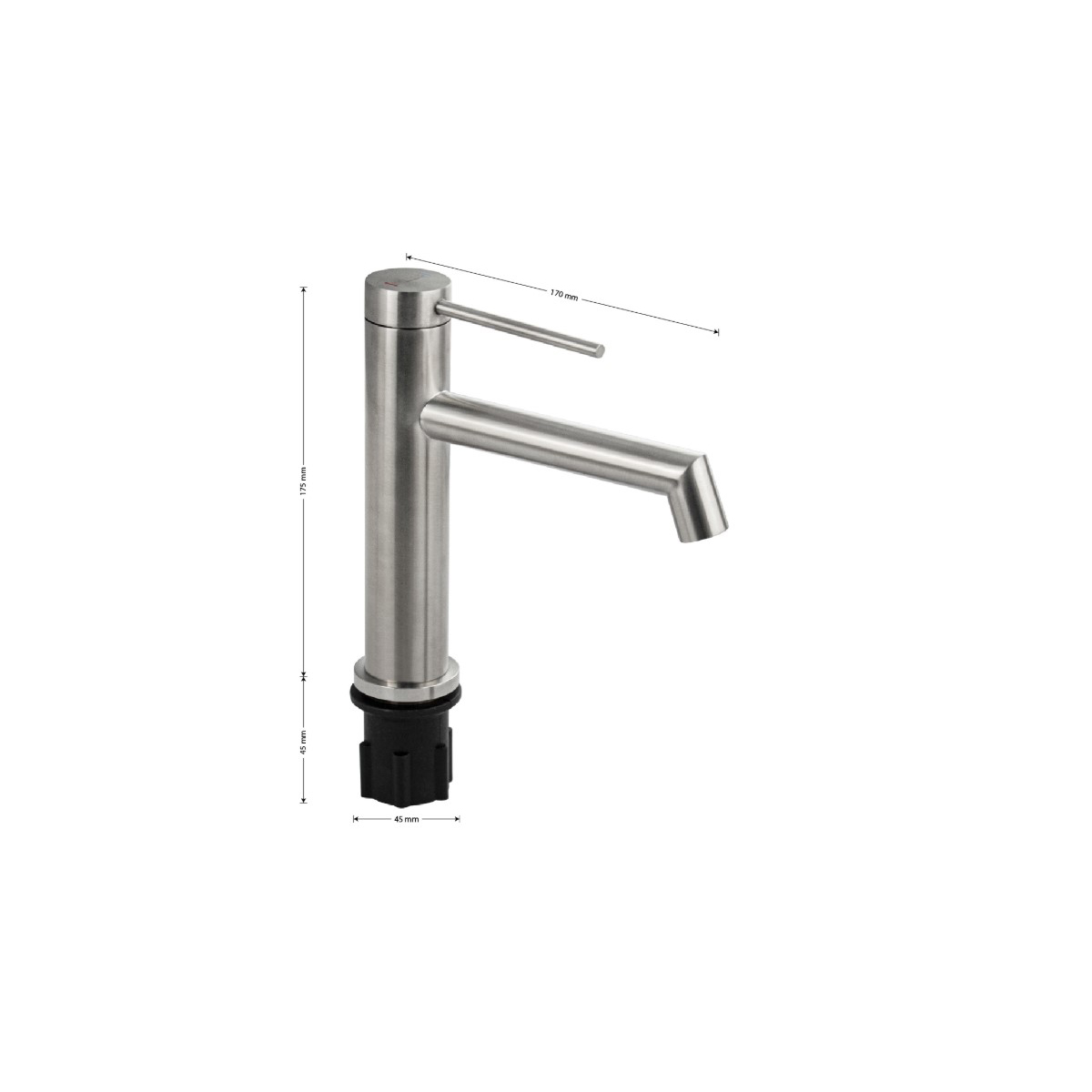 Смеситель для раковины Magnus (Магнус) 9160, сатин