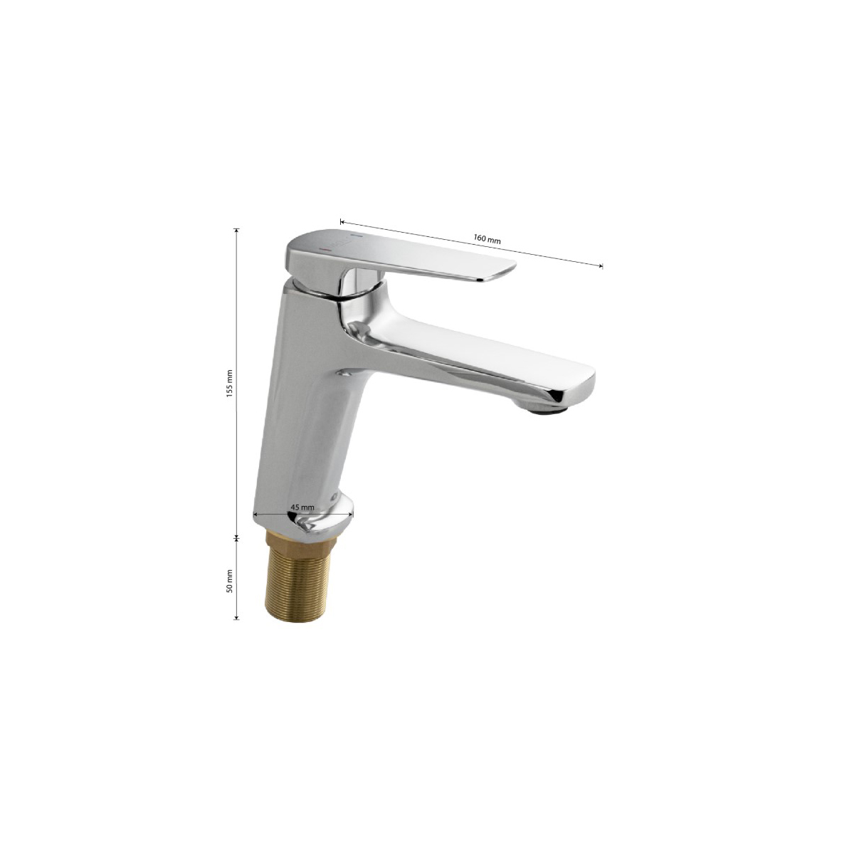 Смеситель для раковины Magnus (Магнус) 8500, хром