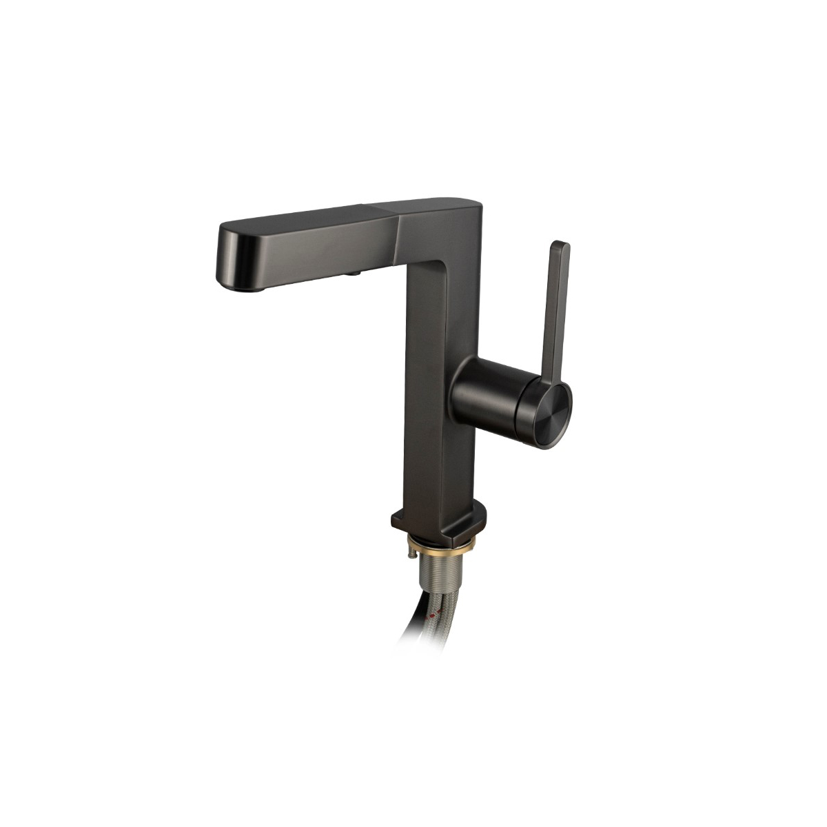 Смеситель для кухни Magnus (Магнус) 8231 выдвижной, графит
