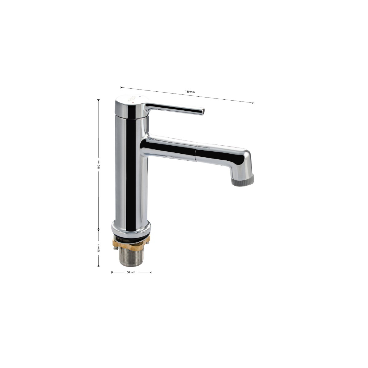 Смеситель для раковины Magnus (Магнус) 8229, хром