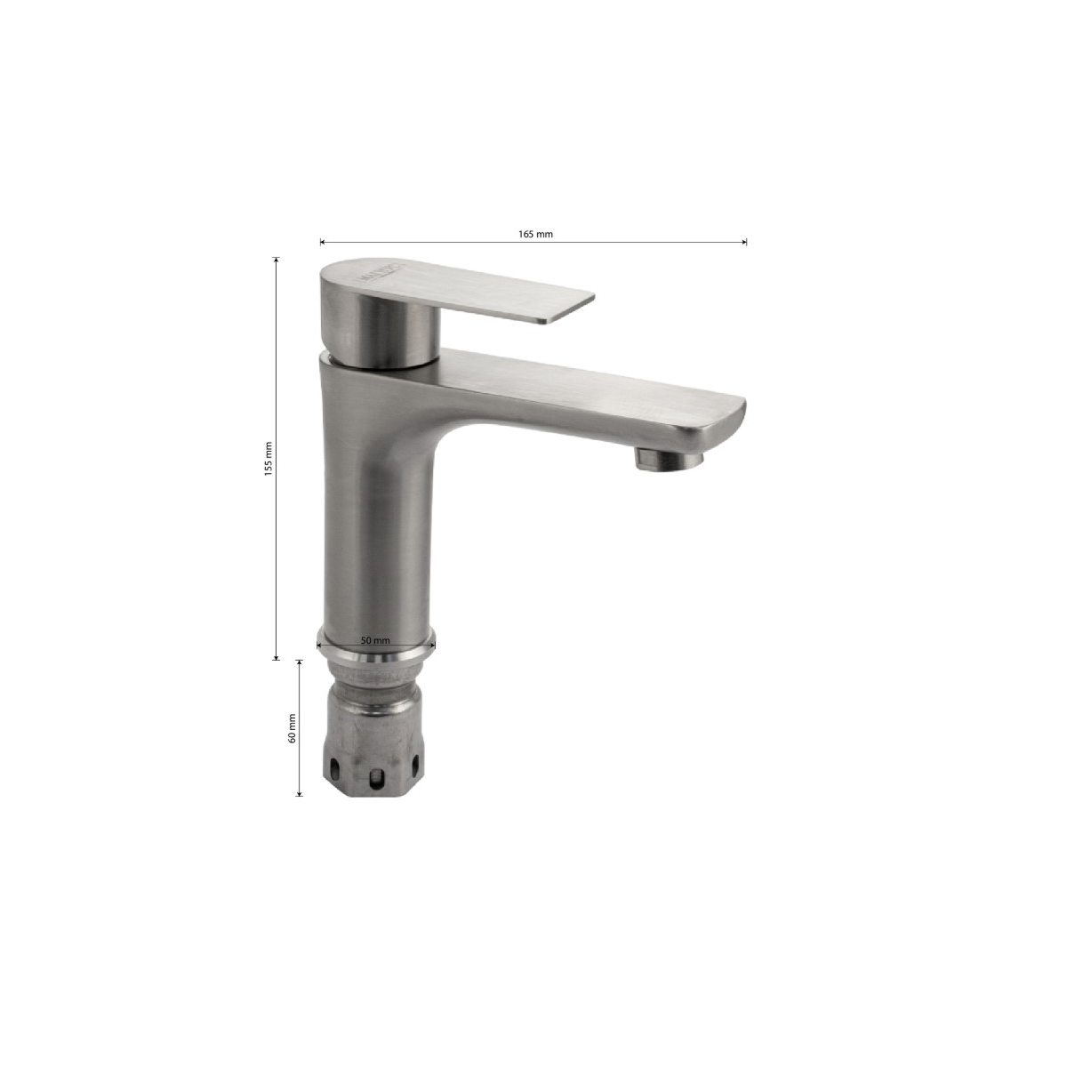 Смеситель для раковины Magnus (Магнус) 9446, сатин