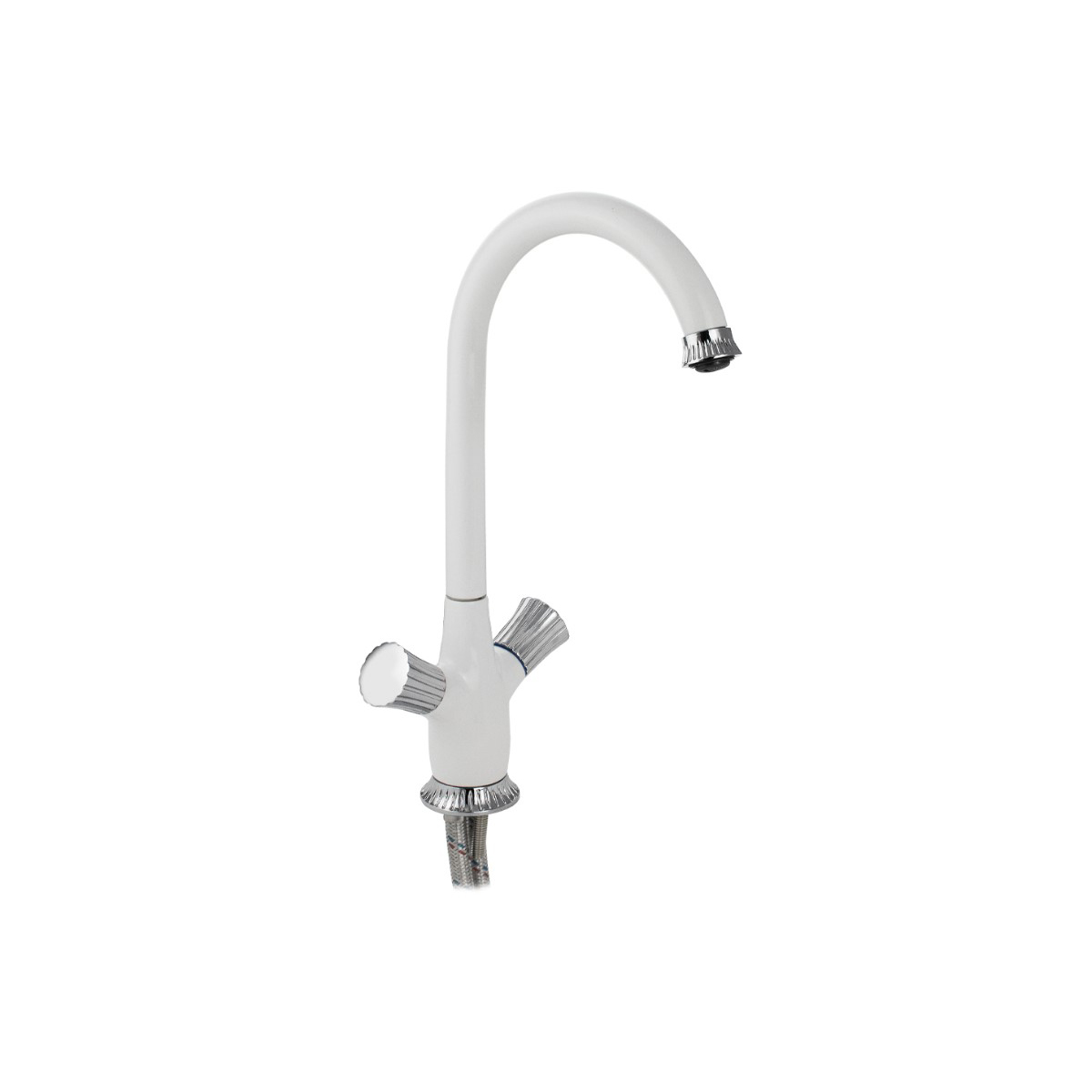 Смеситель для кухни Gfmark 5850, белый