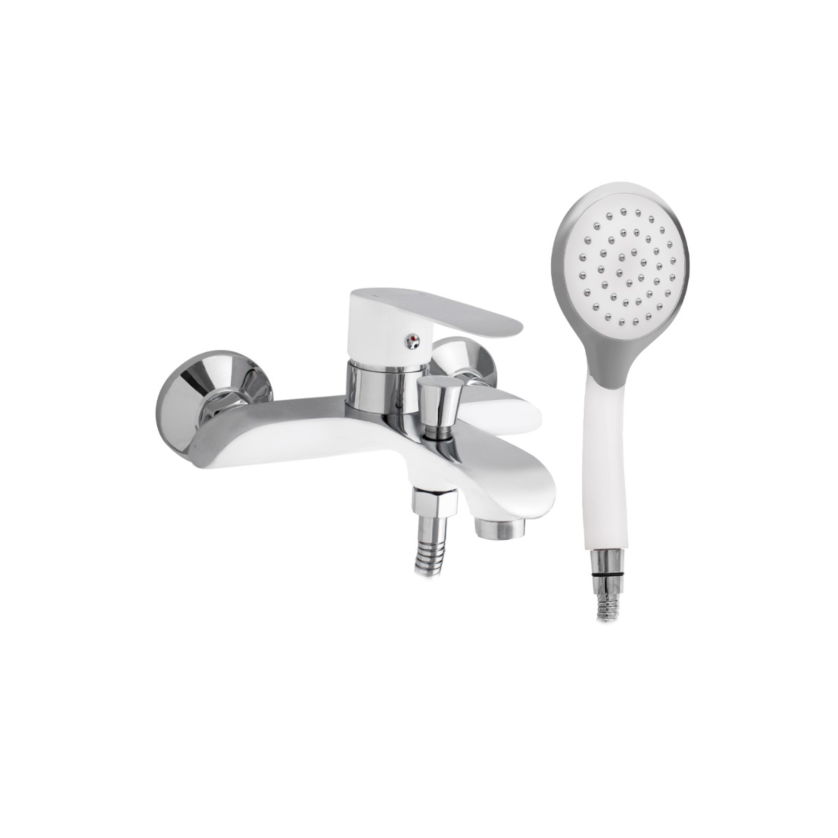 Смеситель для ванны Gfmark 5210, белый,хром