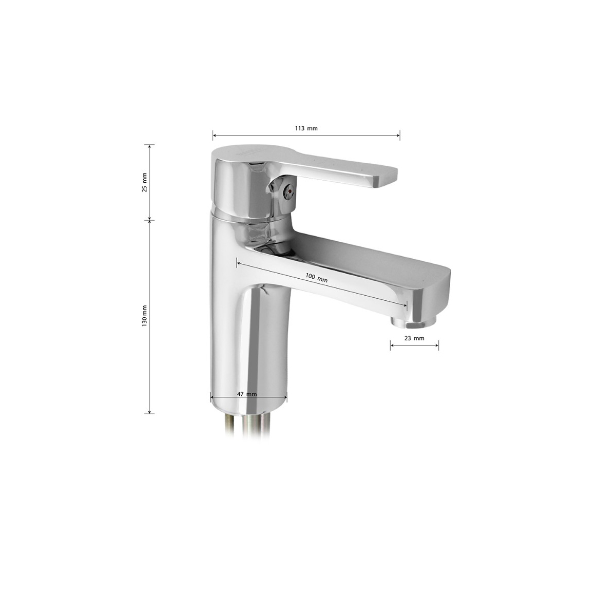 Смеситель для раковины Bianco (Бьянко) 385001, хром