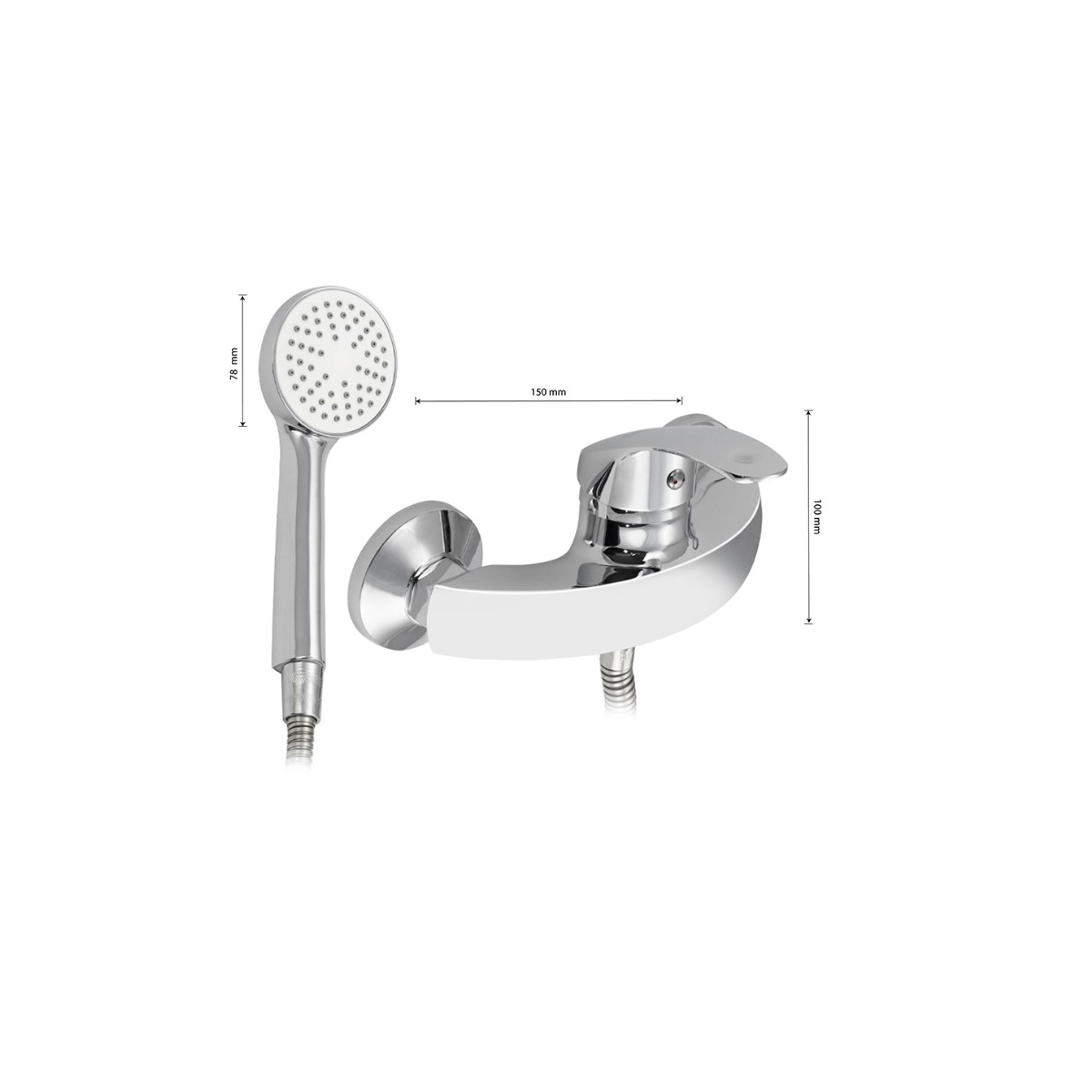 Смеситель для душа Mayfair (Мейфаир) 87103, хром