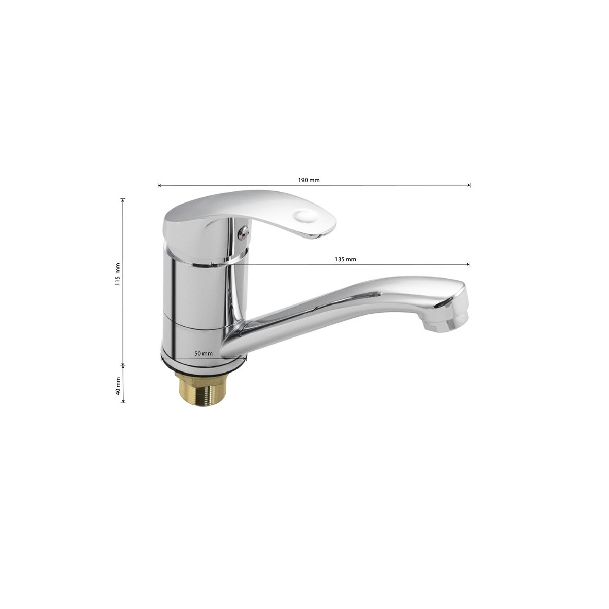 Смеситель для кухни Mayfair (Мейфаир) 87104s, хром