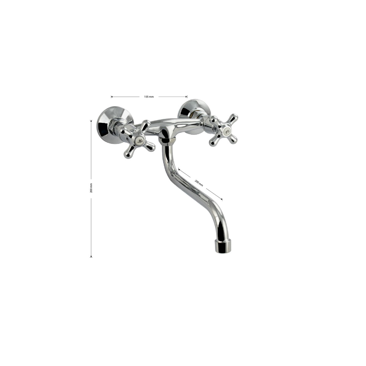 Смеситель для кухни Mayfair (Мейфаир) 87304, хром