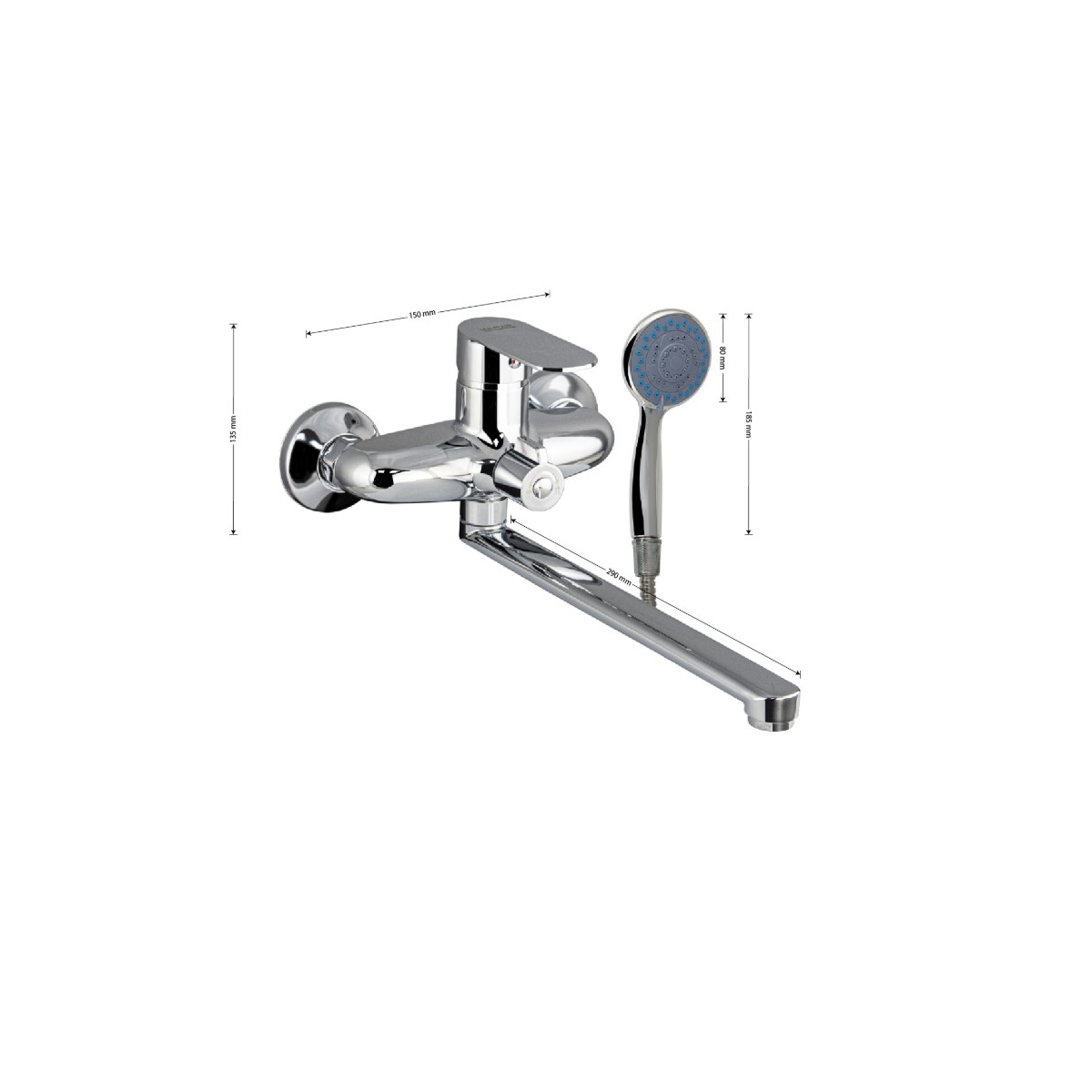 Смеситель для ванны Mayfair (Мейфаир) 87119, хром