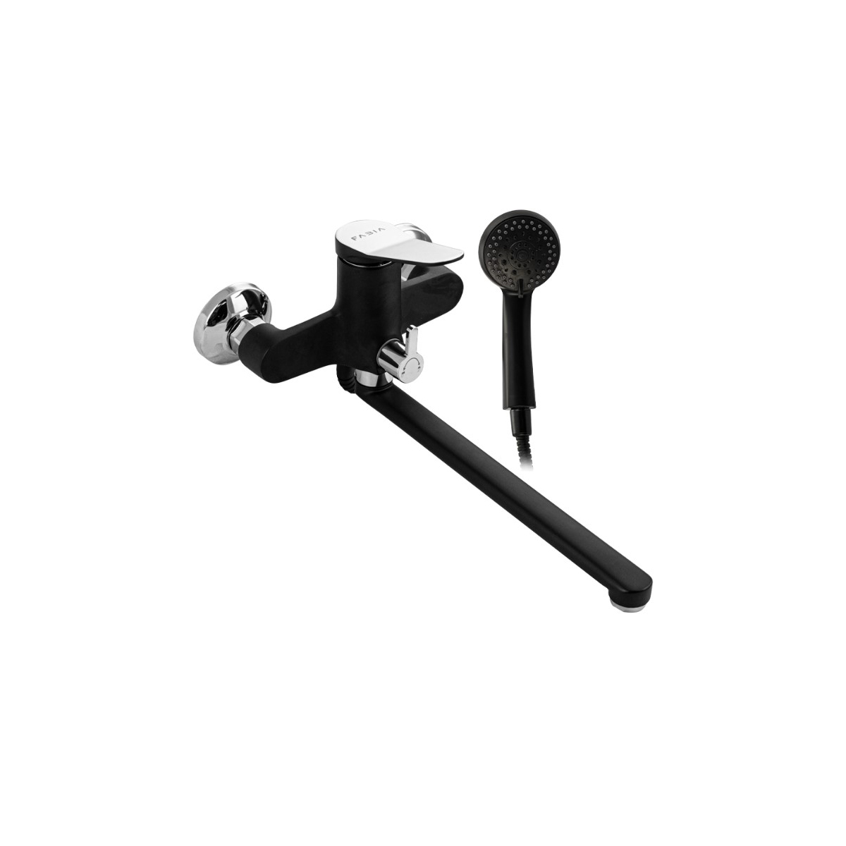 Смеситель для ванны Fabia (Фабия) 9672, черный