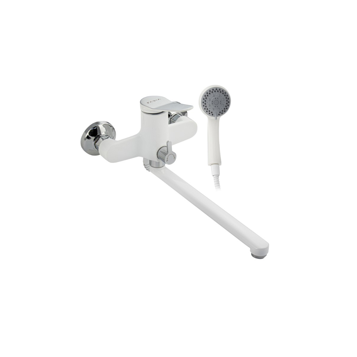 Смеситель для ванны Fabia (Фабия) 9671, белый