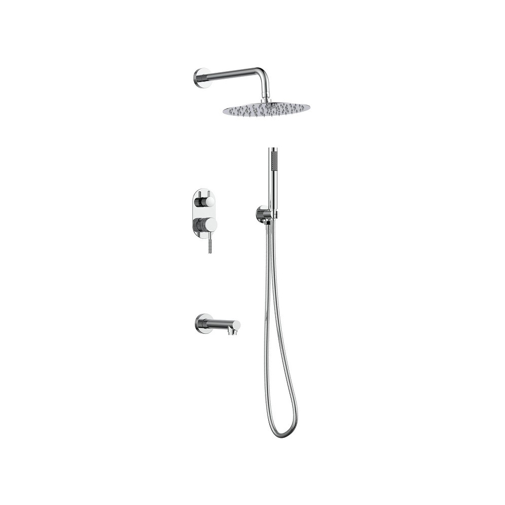 Душевая система встраеваемая Gid EdessaL070-CH-VD3, хром