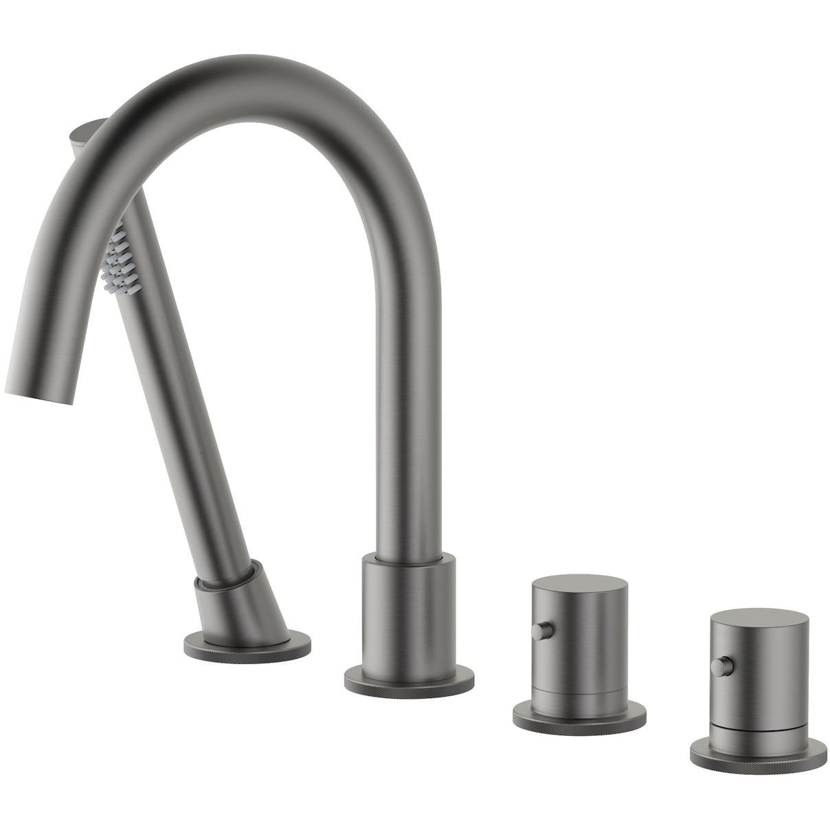 Смеситель на борт ванны с термостатом Timo (Тимо) Saona, черное золото, 2330/18Y