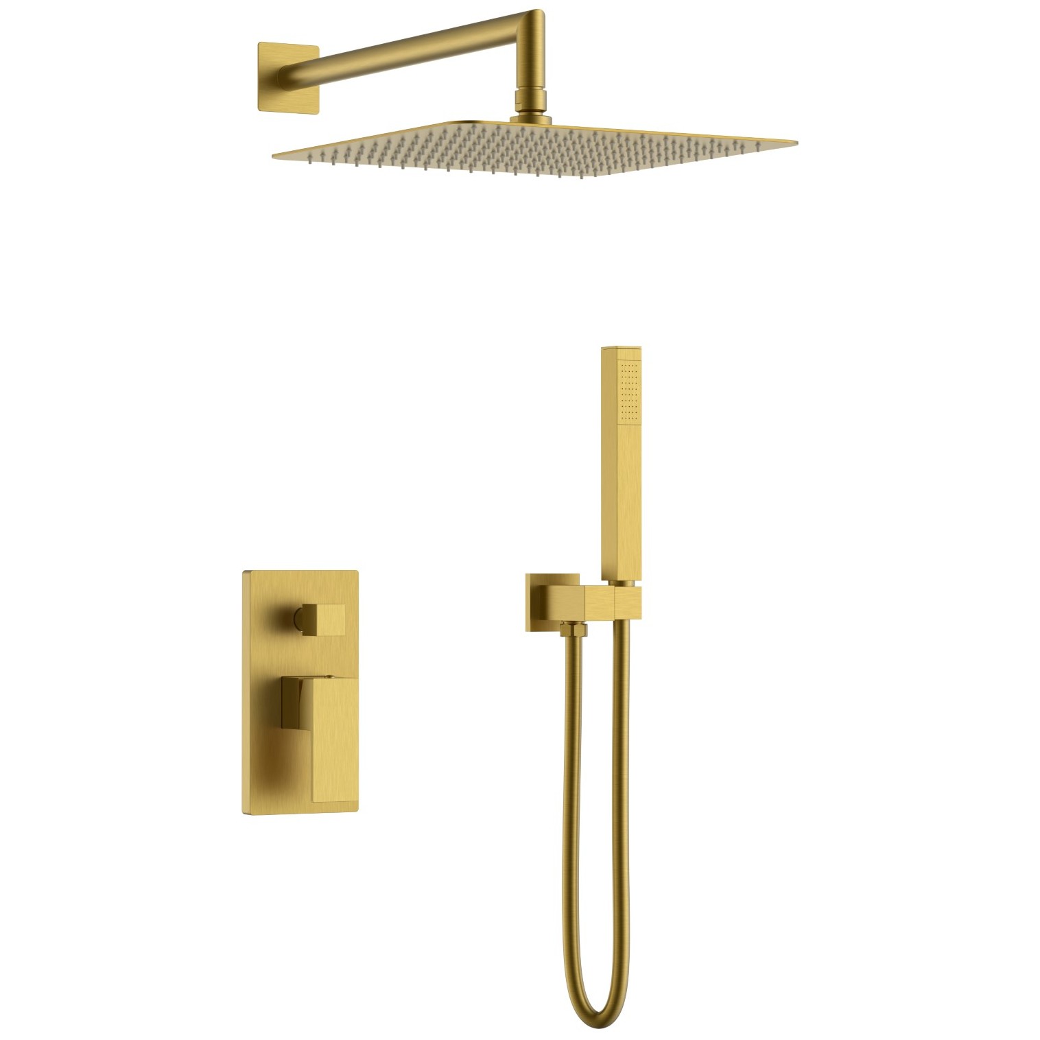 Смеситель Богеме (Boheme) встроенный для душаQubic Bronze 474-3-BR