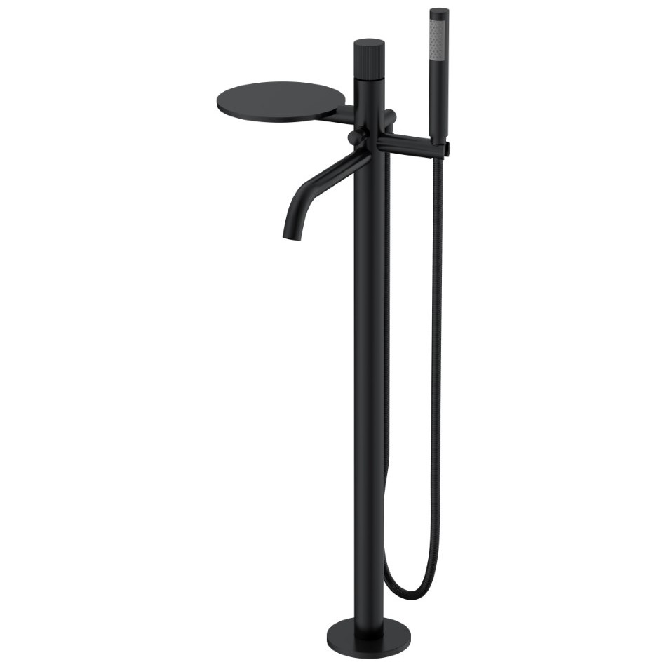 Смеситель Богеме (Boheme) Stick напольный Black Linea 129-BB.3