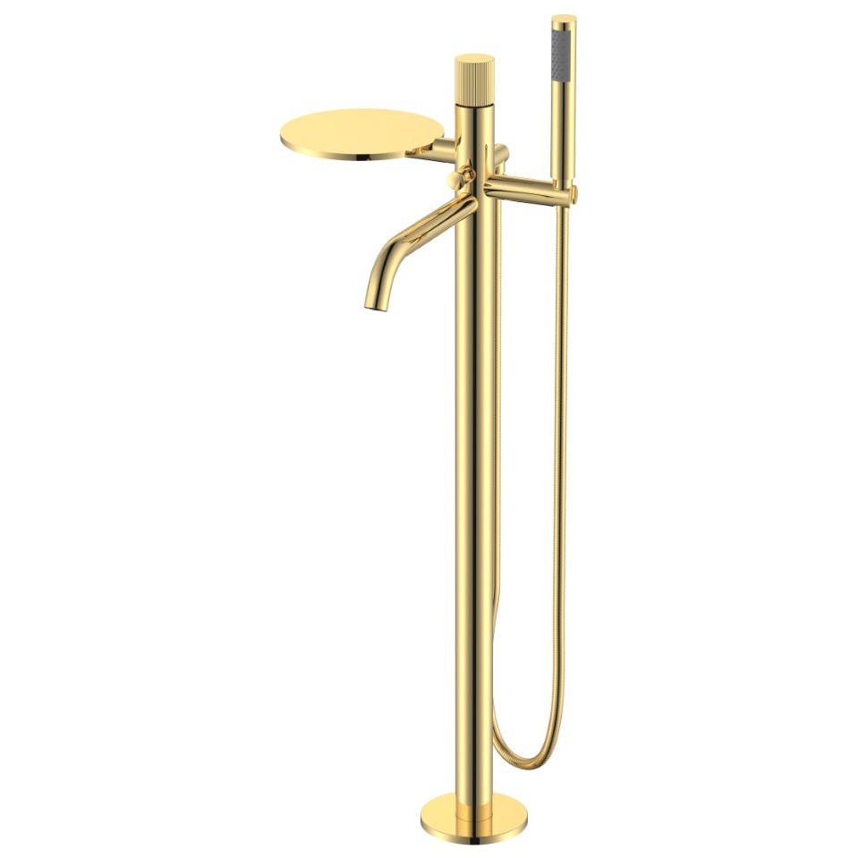 Смеситель Богеме (Boheme) Stick напольный Gold Linea 129-GG.3