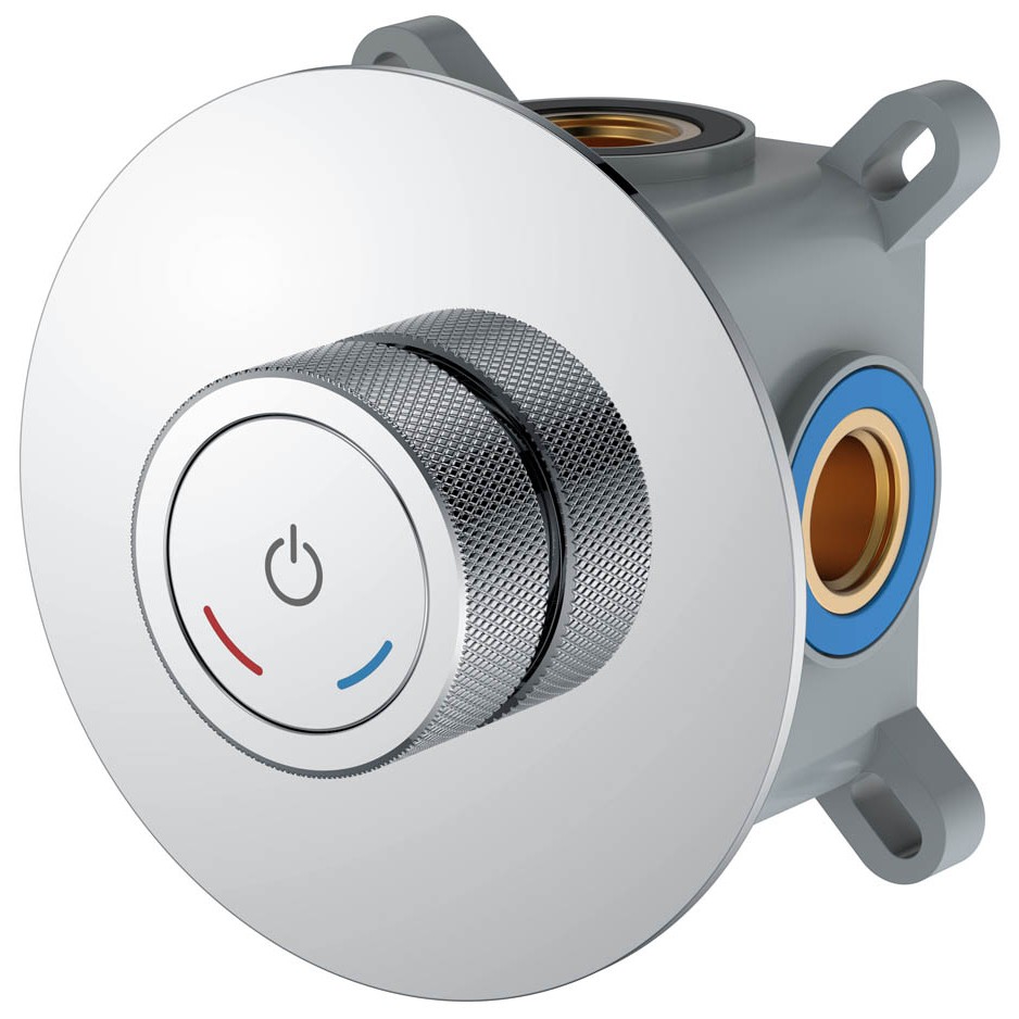 Смеситель Богеме (Boheme) автоматический встроенный Tech Chrome 154-4-CR