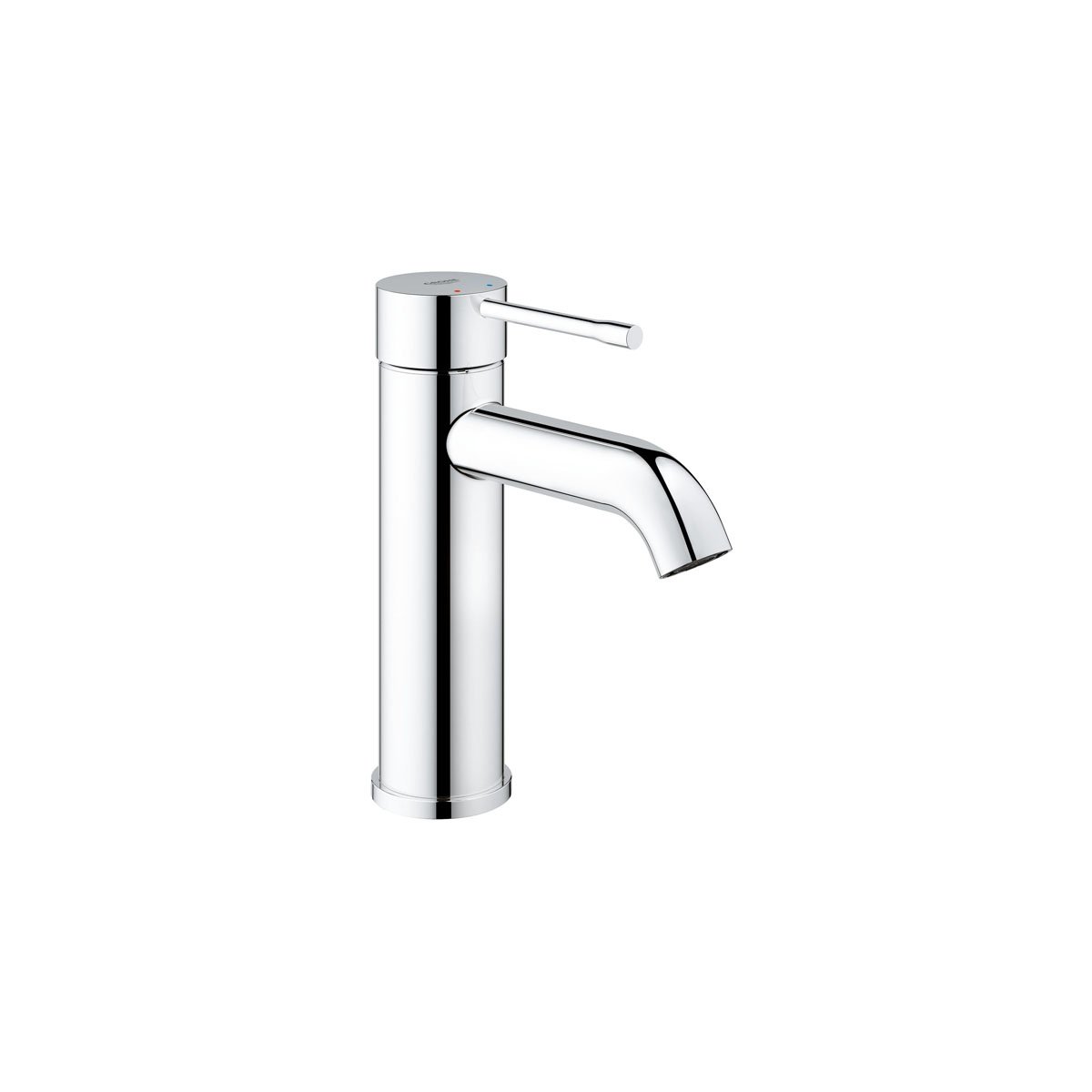 Смеситель для раковины Grohe (Гроэ) Essence 102 мм, гладкий, EcoJoy, хром 23590001