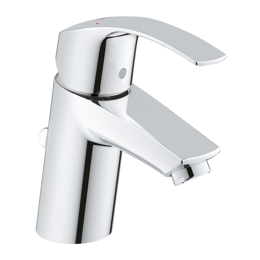 Смеситель для раковины Grohe (Гроэ) Eurosmart, S-size 33265002 с донным клапаном, хром