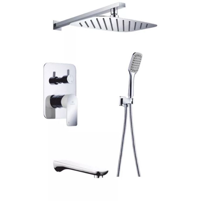 Душевая система Ganzer (Ганзер) Susanne с тропическим душем хром GZ 21065