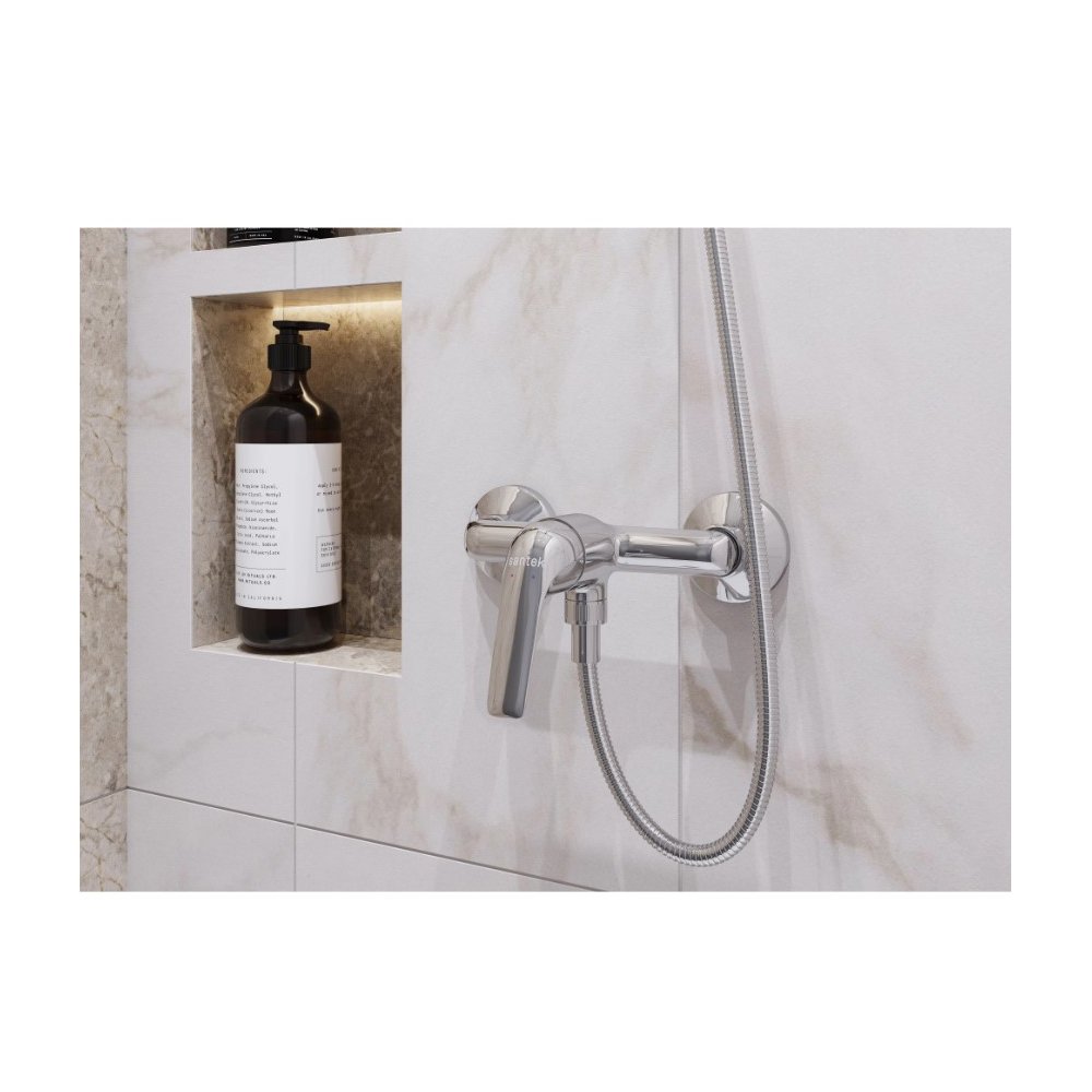 Смеситель для душа Santek (Сантек) Нико WH5A20005C001 с аксессуарами, хром