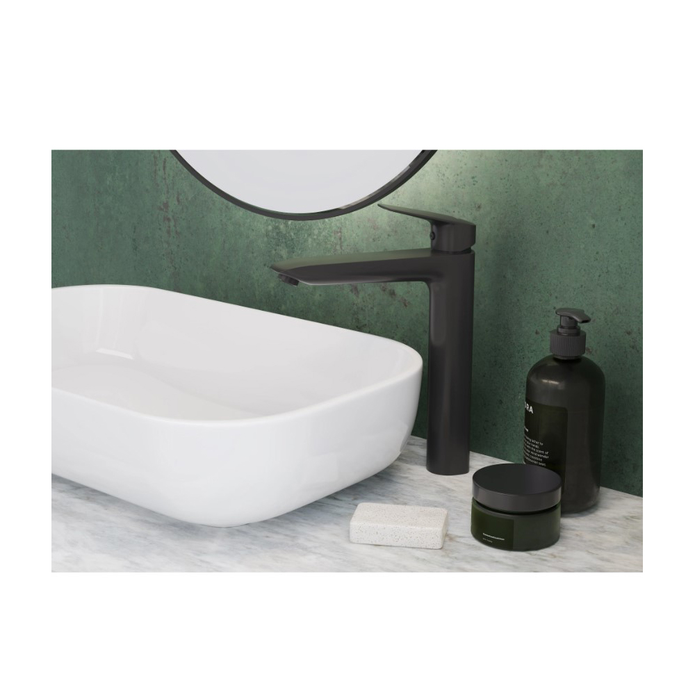 Смеситель для раковины Santek (Сантек) Таос WH5A04009N001, черный матовый