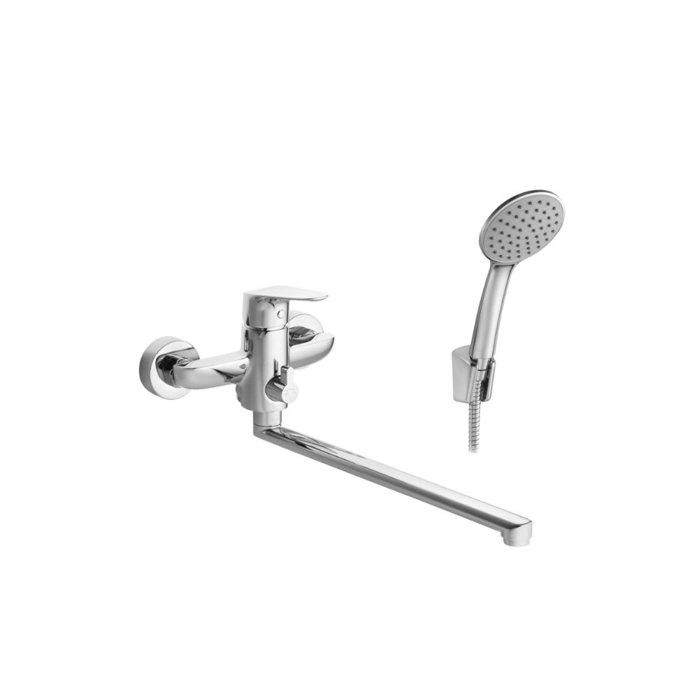 Смеситель для ванны и душа Santek (Сантек) Форт WH5A12004C001 с аксессуарами, хром