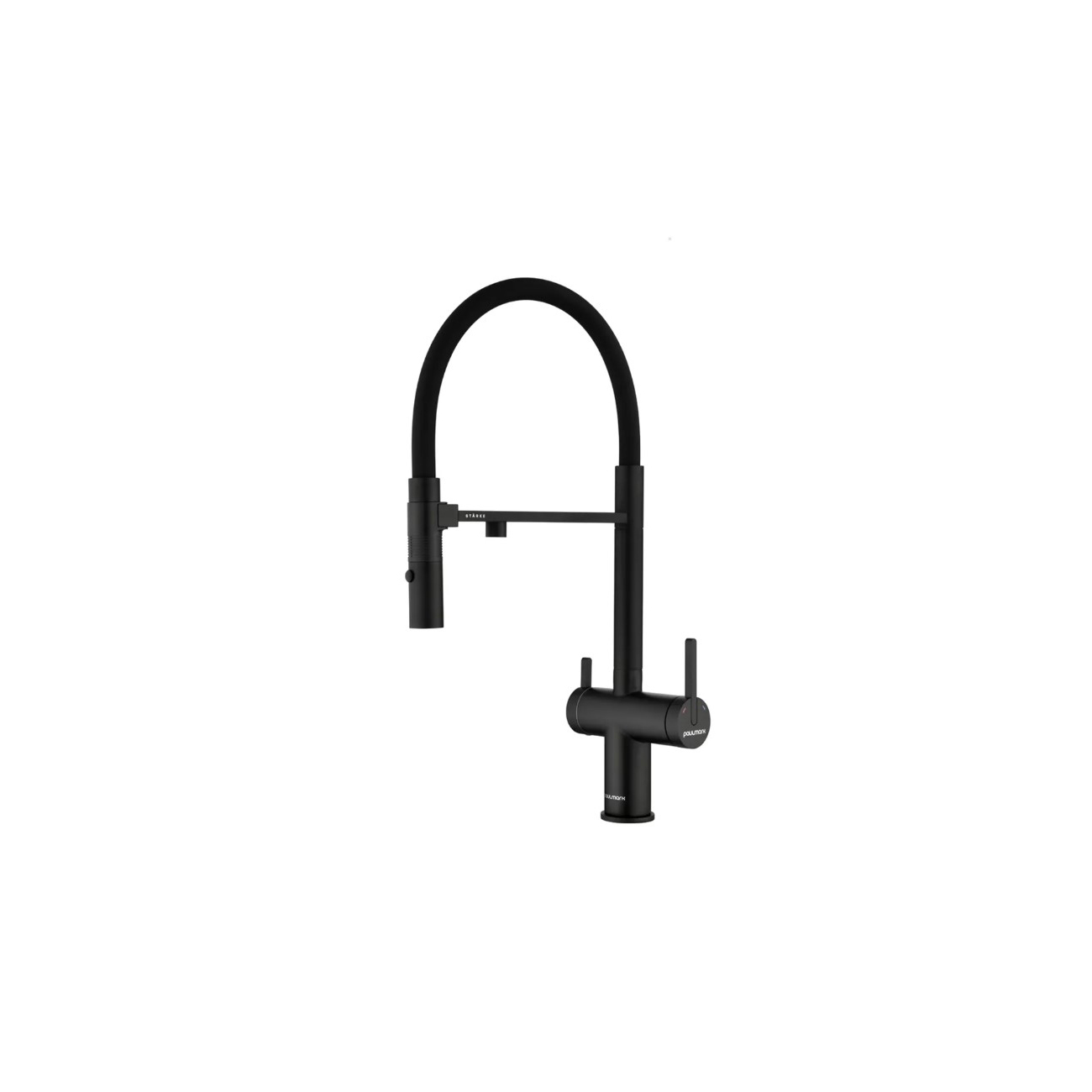 Смеситель для кухни Paulmark (Паульмарк) Gravity, антрацит, Gr213888-AN