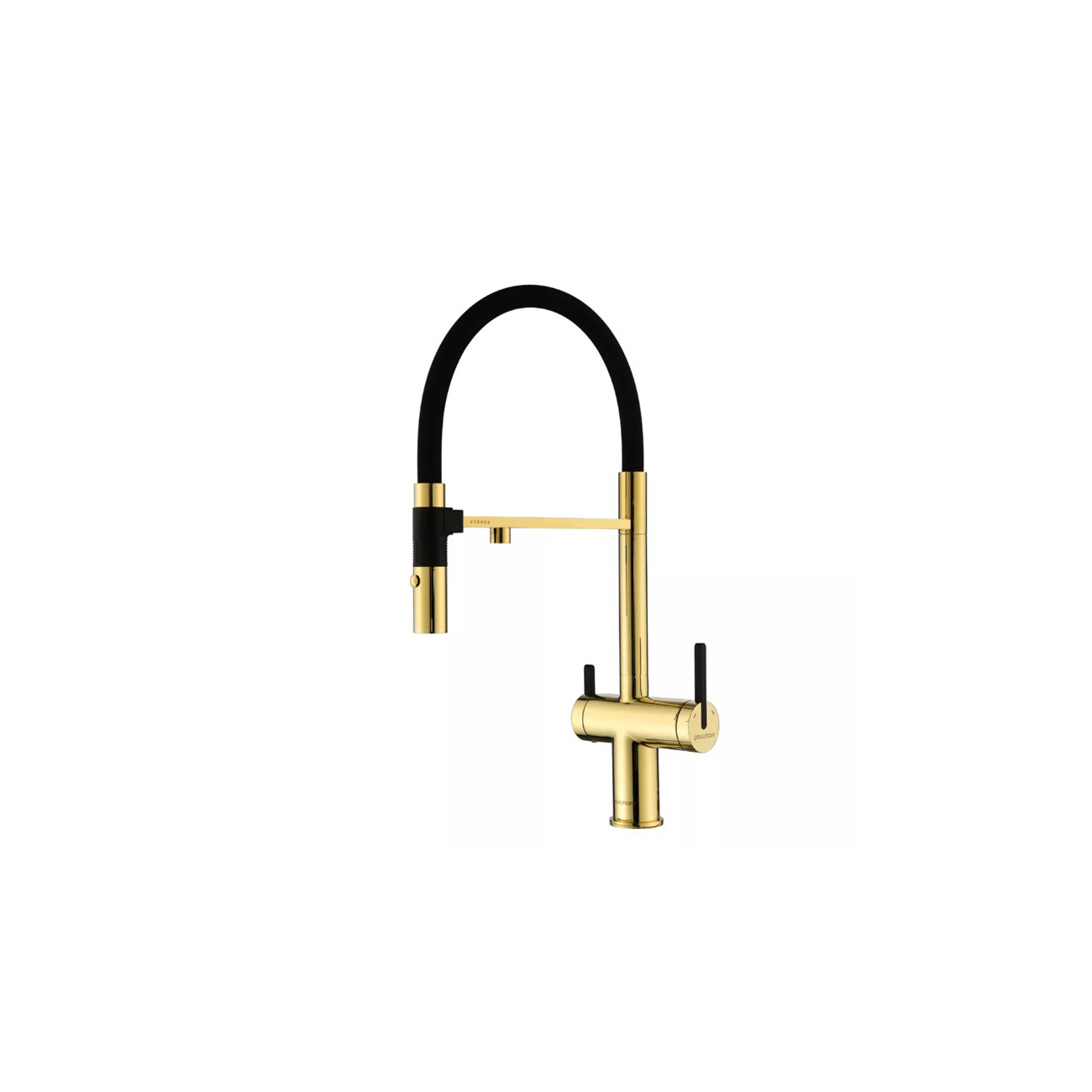 Смеситель для кухни Paulmark (Паульмарк) Gravity, золото, Gr213888-G