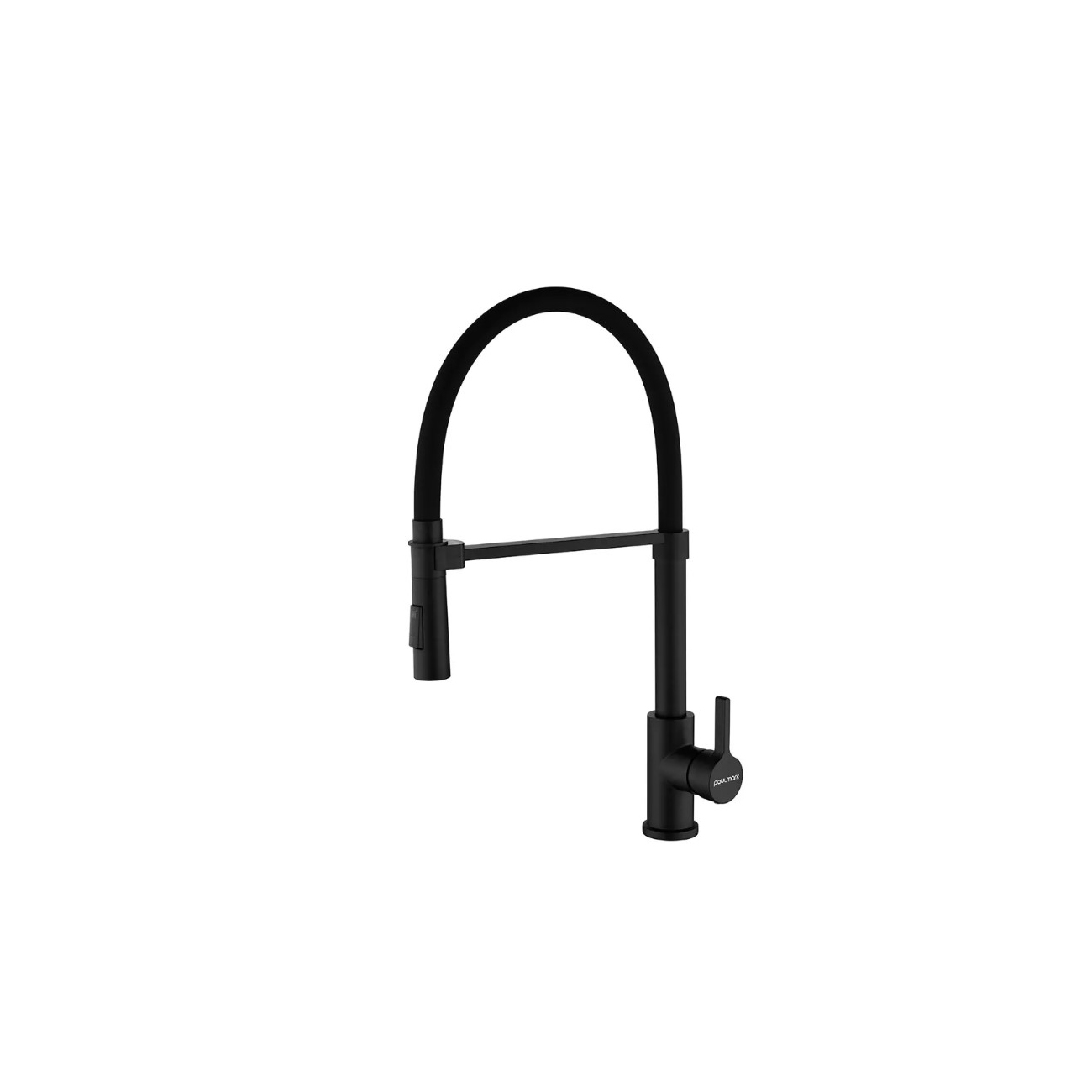 Смеситель для кухни Paulmark (Паульмарк) Halt, антрацит, Ha214021-AN