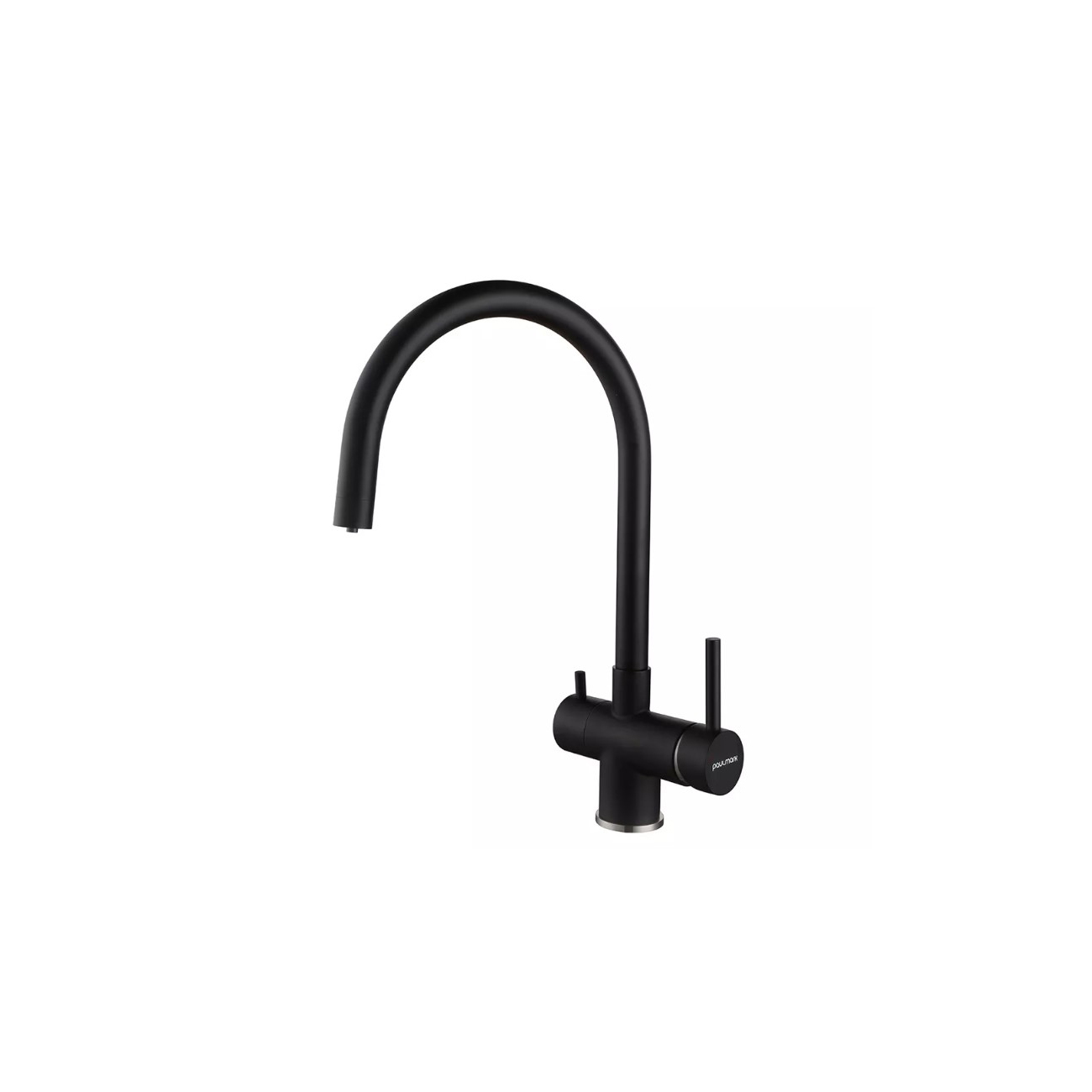 Смеситель для кухни Paulmark (Паульмарк) Heller, антрацит, He213218-AN