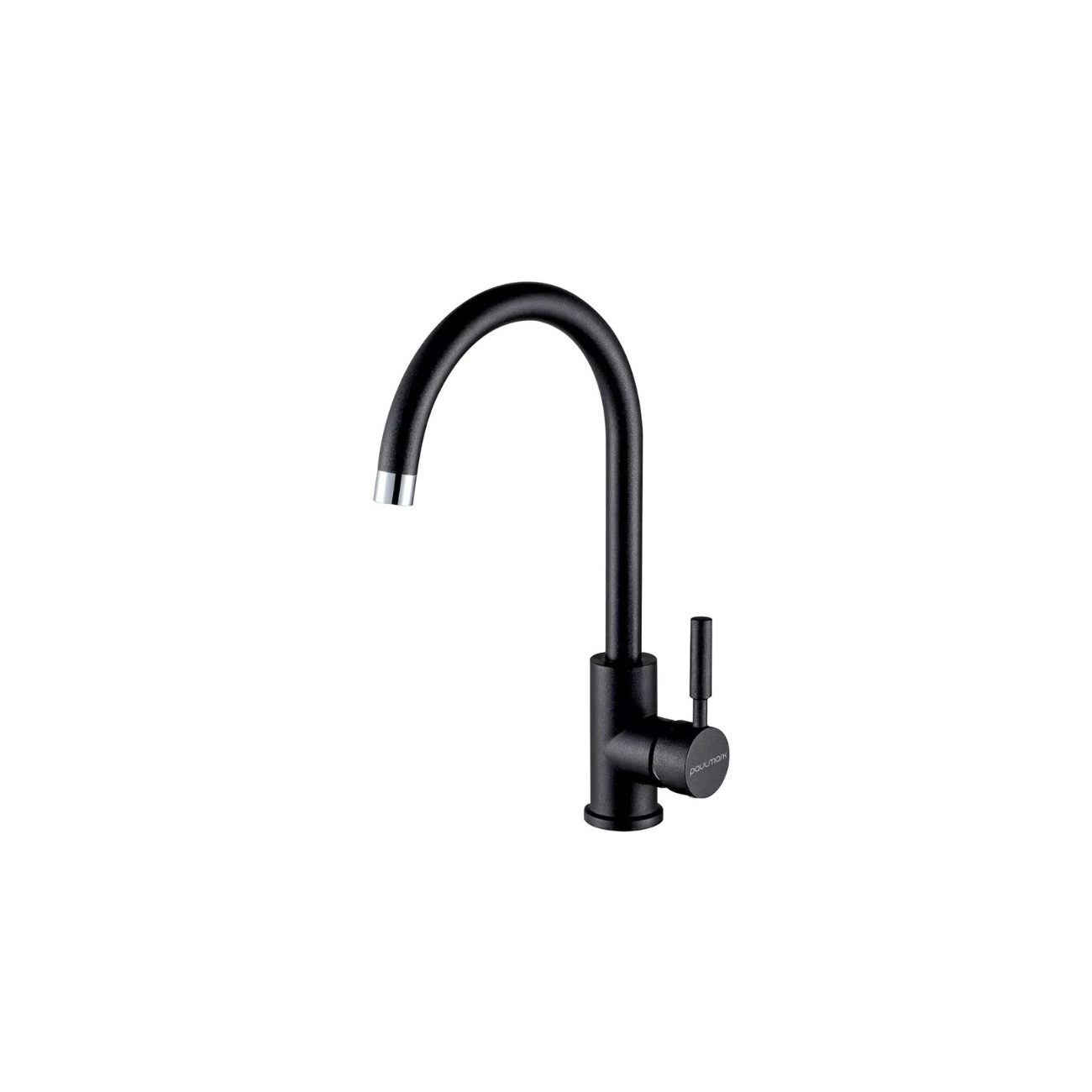 Смеситель для кухни Paulmark (Паульмарк) Holstein, черный, Ho212063-BLM