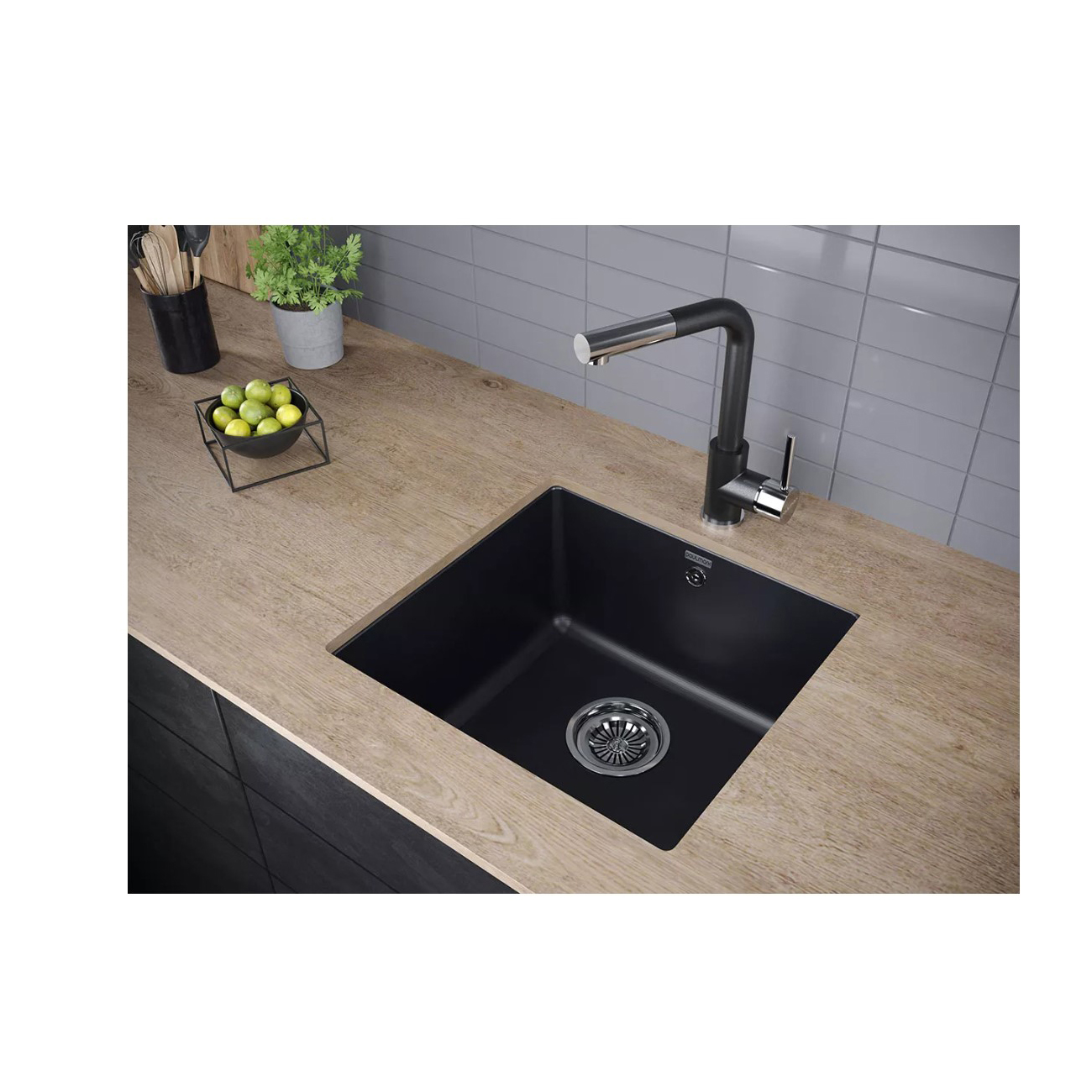 Смеситель для кухни Paulmark (Паульмарк) Kassel, черный, Ka214311-BLM